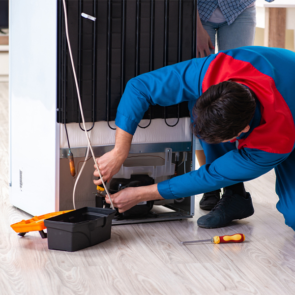 how much do you charge for refrigerator repair services in Ava